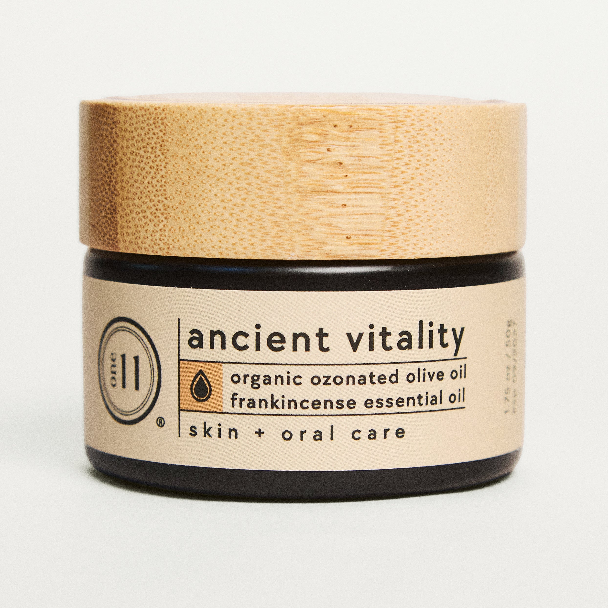 THE RITUAL FULL SIZE Frankincense — 3.5 oz ONE11 ozone infused olive oil and Wildcraft tallow balm